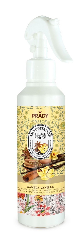 Ambientador en spray Prady Canela y Naranja 220 ml - Fragancias para el hogar