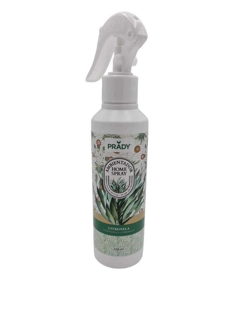 Aroma Prady Spray Ambientador Citronela 220 ml - Ambientador y fragancia para el hogar