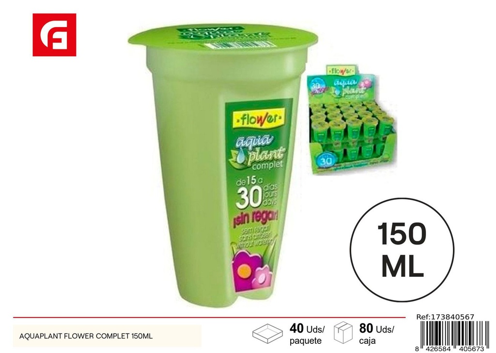 Gel de riego para plantas Aquaplant Flower Complet 150 ml - Abonos