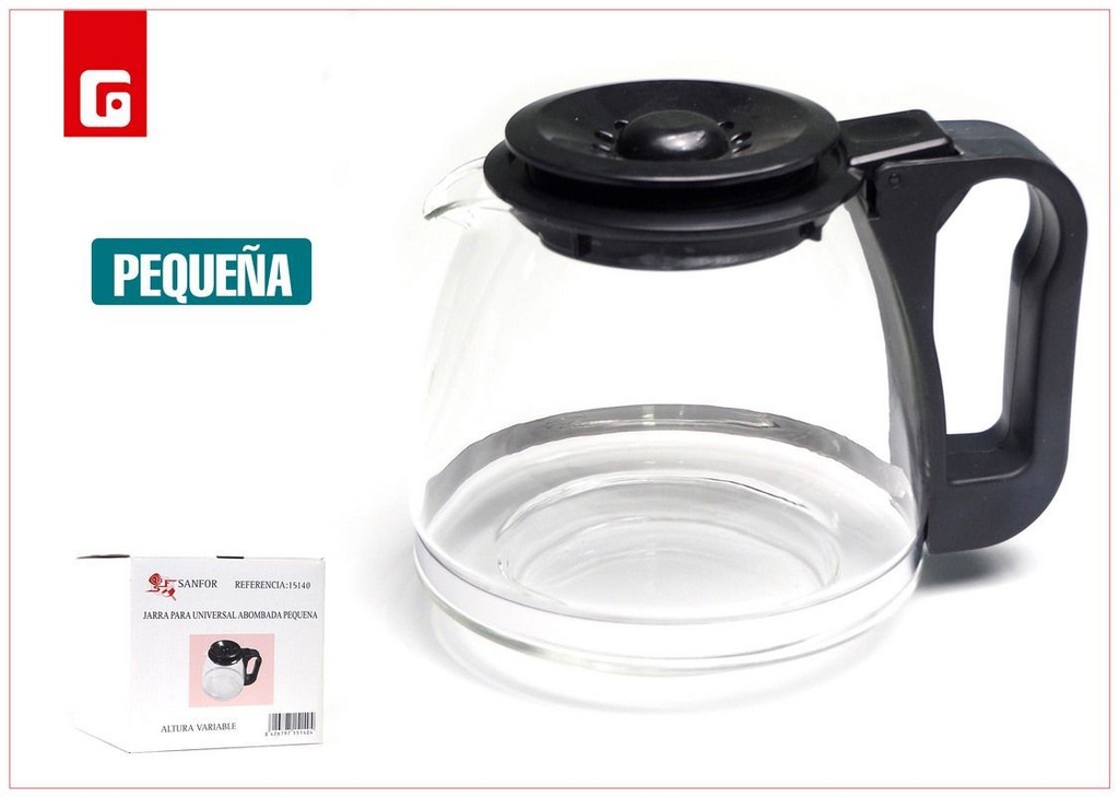 Jarra universal abombada PQ - Accesorios para café y té