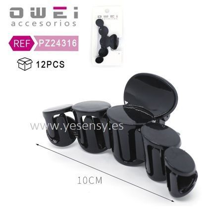 Pinza 10 cm 12 piezas - Accesorios de tocador