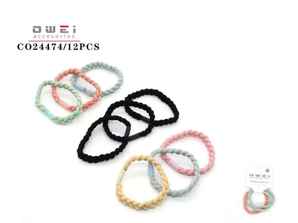 Goma de pelo 24/u CO24474 OW - Accesorios para el cabello