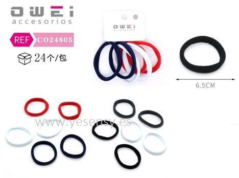 Gomas 6.5cm, 24 unidades - Accesorios de peinado