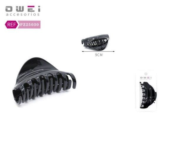 Pinza negra 9cm 12/u PZ25030 OW - Accesorios para el cabello