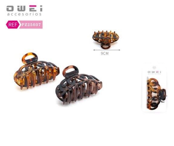 Pinza 9cm 12/u PZ25037 OW - Accesorios para el cabello