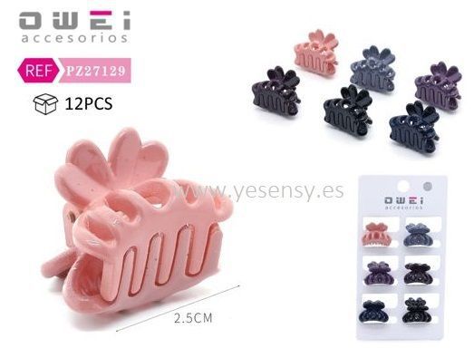 Pack pinza 2.5 cm 6 piezas 12 unidades - Accesorios de peinado
