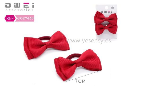 Goma lazo 6.5cm 12/u CO27653 - Accesorios para el cabello