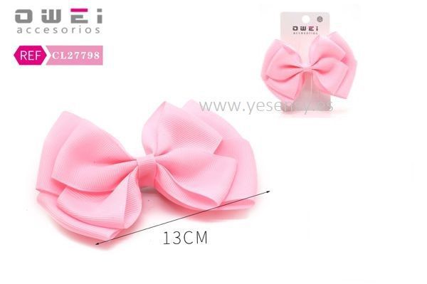 Pinza lazo pink 13cm 12/u CL27798 - Accesorios para el cabello