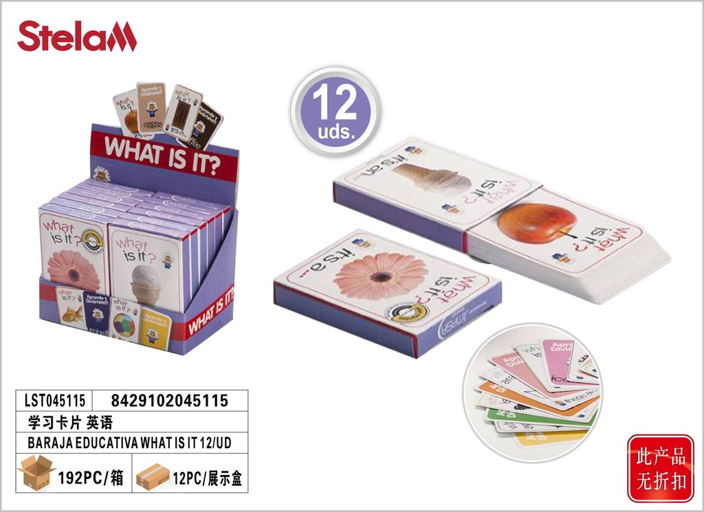 Bara de cartas Ed. What is it - Juegos educativos y juguetes
