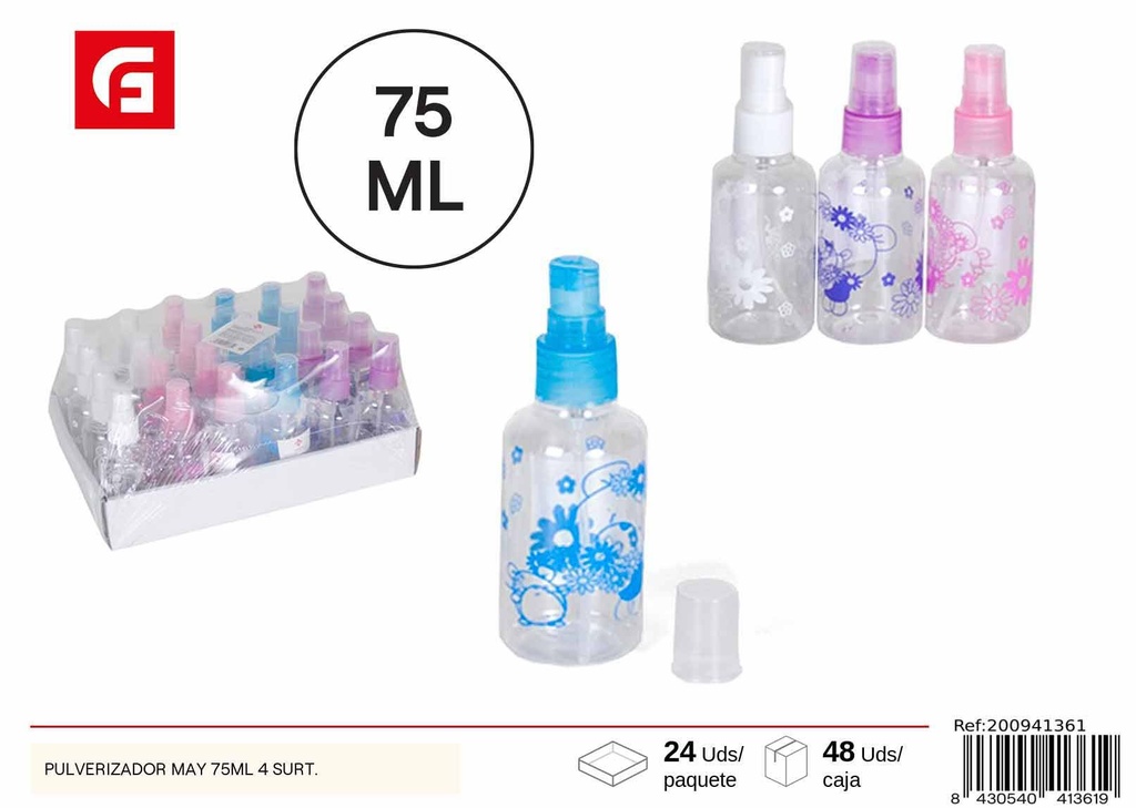 Pulverizador MAY 75ml 4 surtidos - Belleza y cuidado personal
