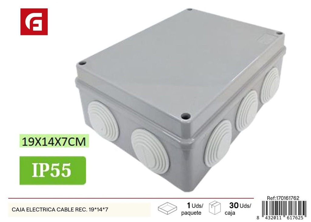 Caja eléctrica para cables 19*14*7 - Electrónica