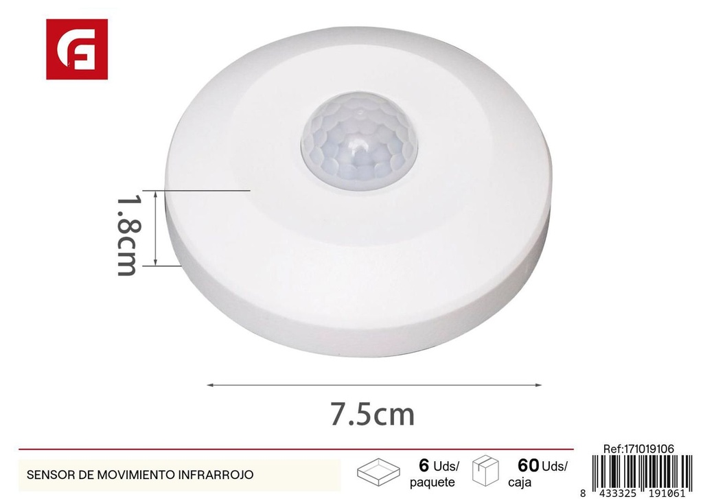 Sensor de movimiento infrarrojo - Accesorios eléctricos