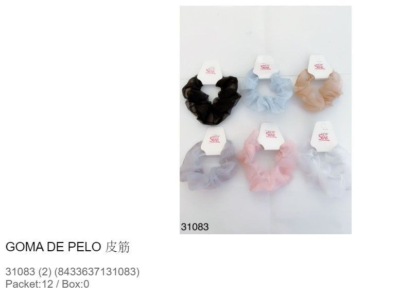 Coletsero 12 pcs N.Star - Accesorios para el cabello