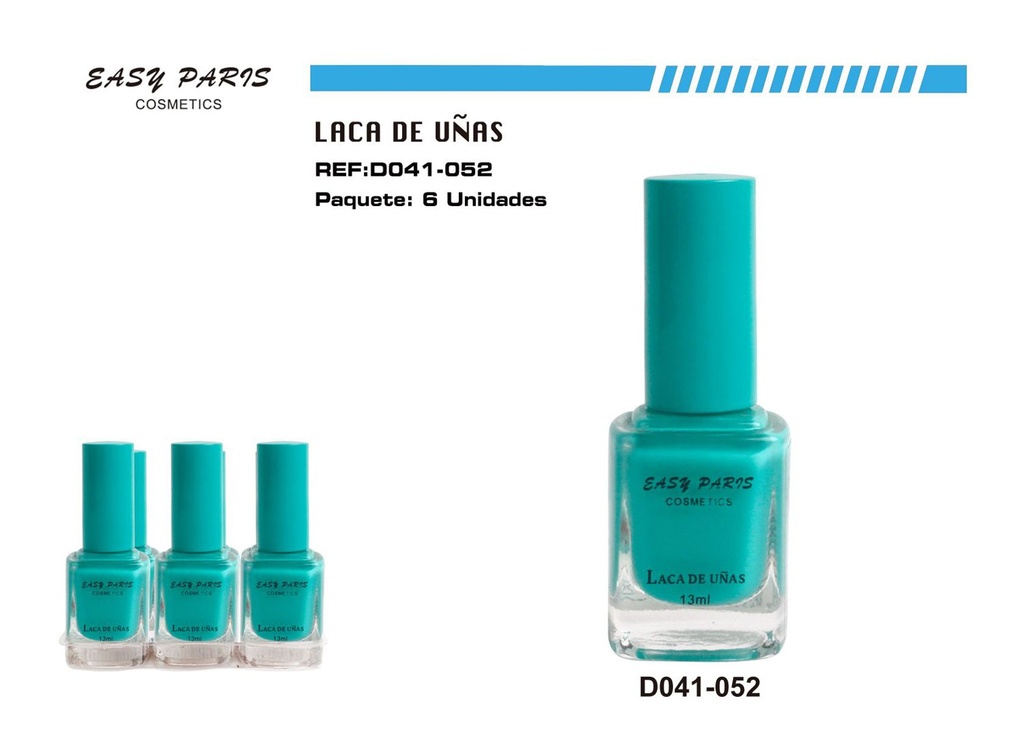 Laca de uñas easy Paris 6 pz - Cosméticos para uñas
