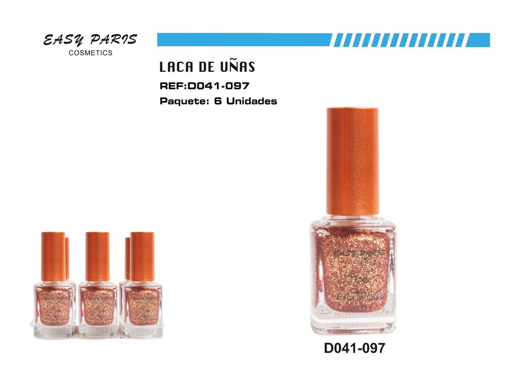 Laca de uñas easy Paris 6 pz - Cosméticos para belleza