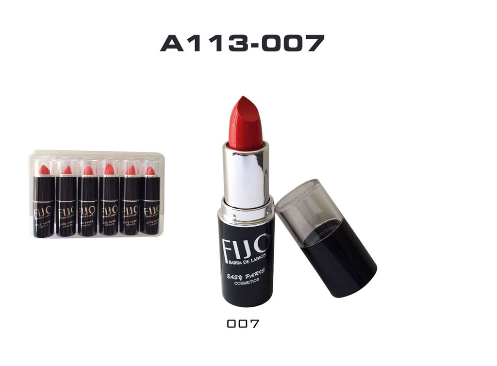 Barra de labios fijo 6/u 432/u larga duración