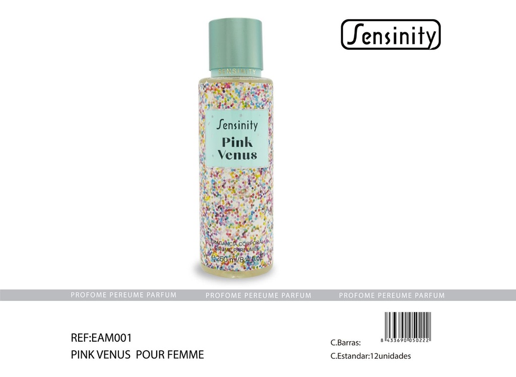 Body spray Pink Venus 250 ml - Fragancia femenina