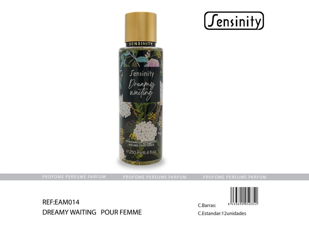 Sensinity Dreamy Waiting corporal 250ml para cuidado personal