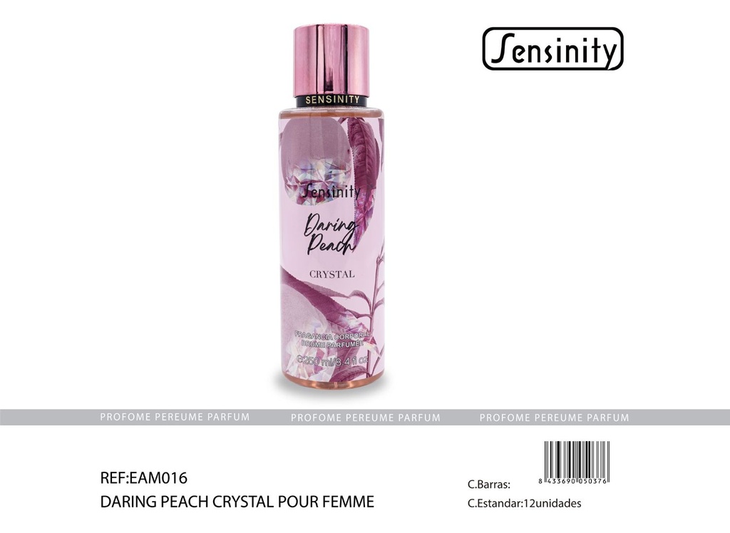 Body spray Darling Peach Crystal 250 ml - Fragancia femenina