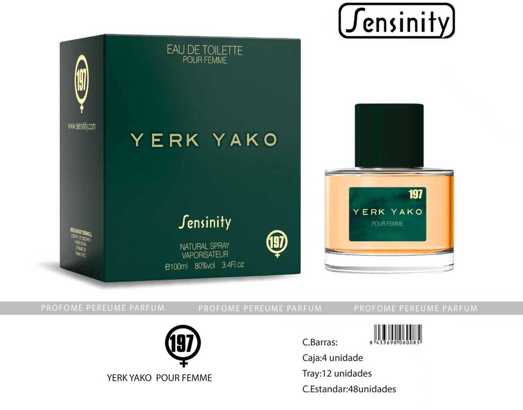 Perfume "Yerk Yako" para mujer - Fragancia femenina