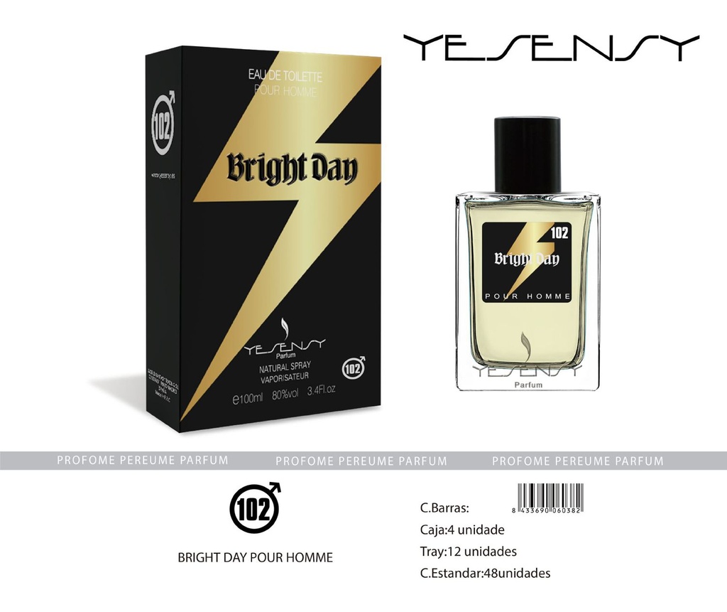 Perfume "Bright Day" para hombre - Fragancia masculina