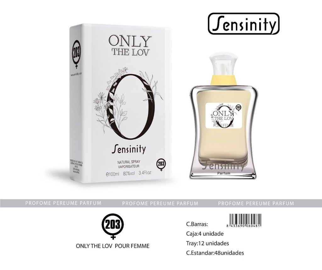 Perfume "Only The Lov" para mujer - Fragancia femenina