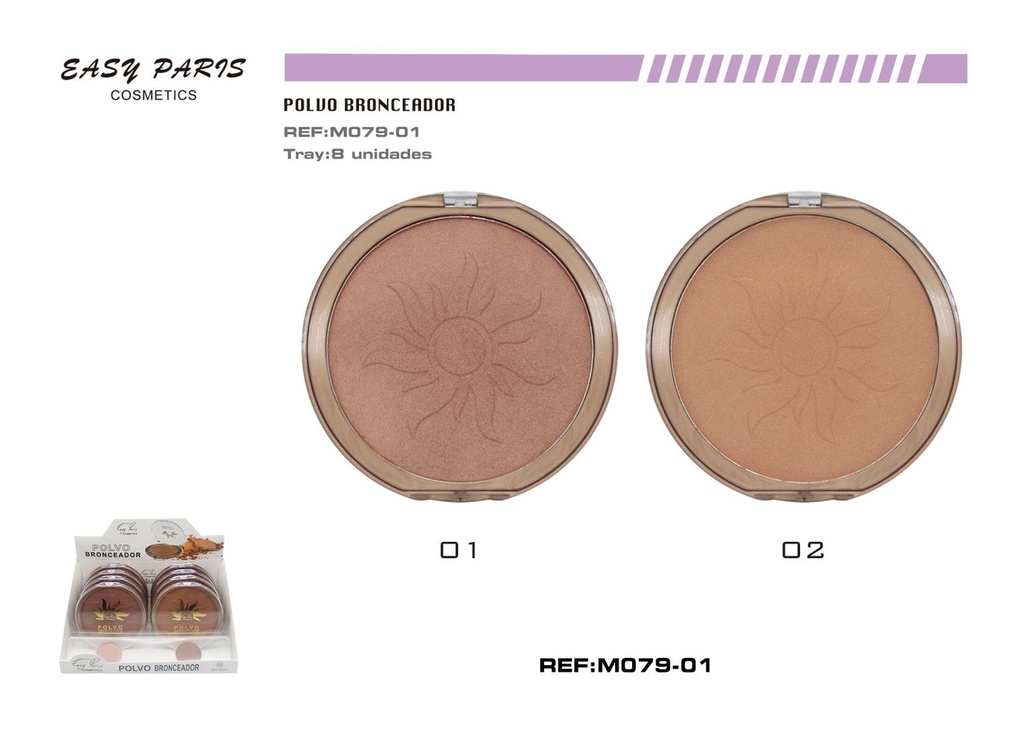 Maq. Bronceador 8/U 96/U Easy Paris - Cosméticos y bronceadores
