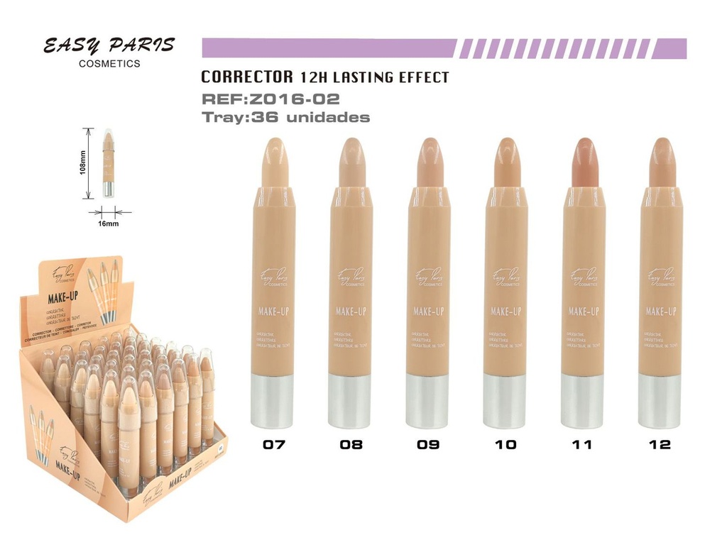 Corrector de maquillaje 36 unidades - Cosméticos