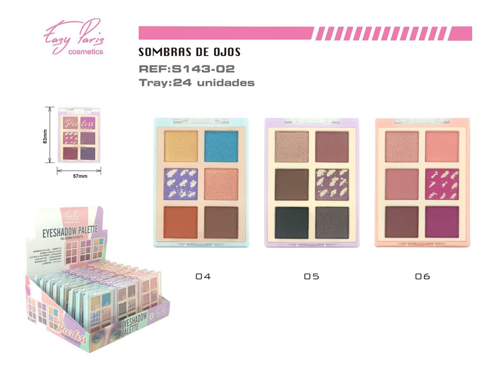 Pallette de sombra de ojos 24/U - Maquillaje