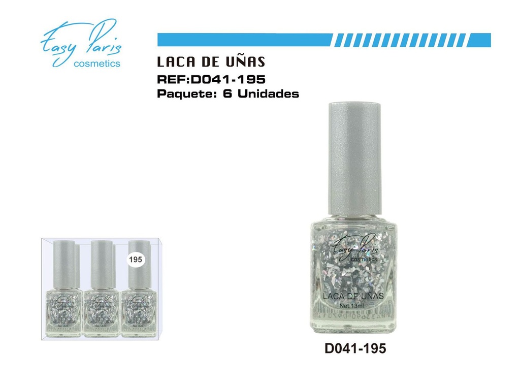Laca de Uñas Easy Paris 6/U - Esmaltes de uñas para manicura