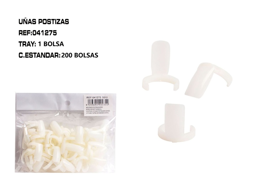 Muestras individuales 50 unidades bolsa 200 bols/c - Accesorios de uñas