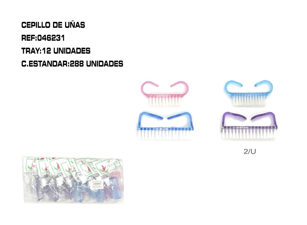 CEPILLO DE PIES (8.4*5.5 + 6.4*3.2) (12 unidades) - Accesorios para pedicura