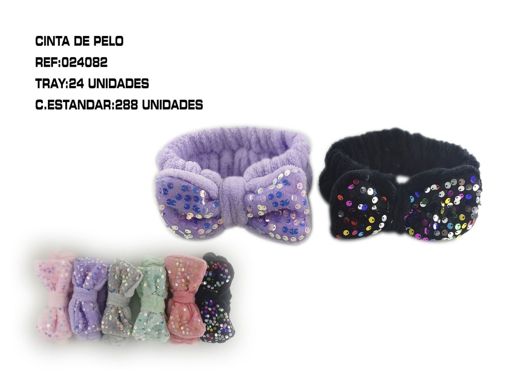 Turbante con lazo 12/u - Accesorios de cabello