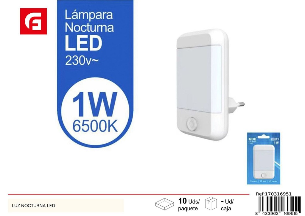 Luz nocturna LED - Iluminación y lámparas decorativas