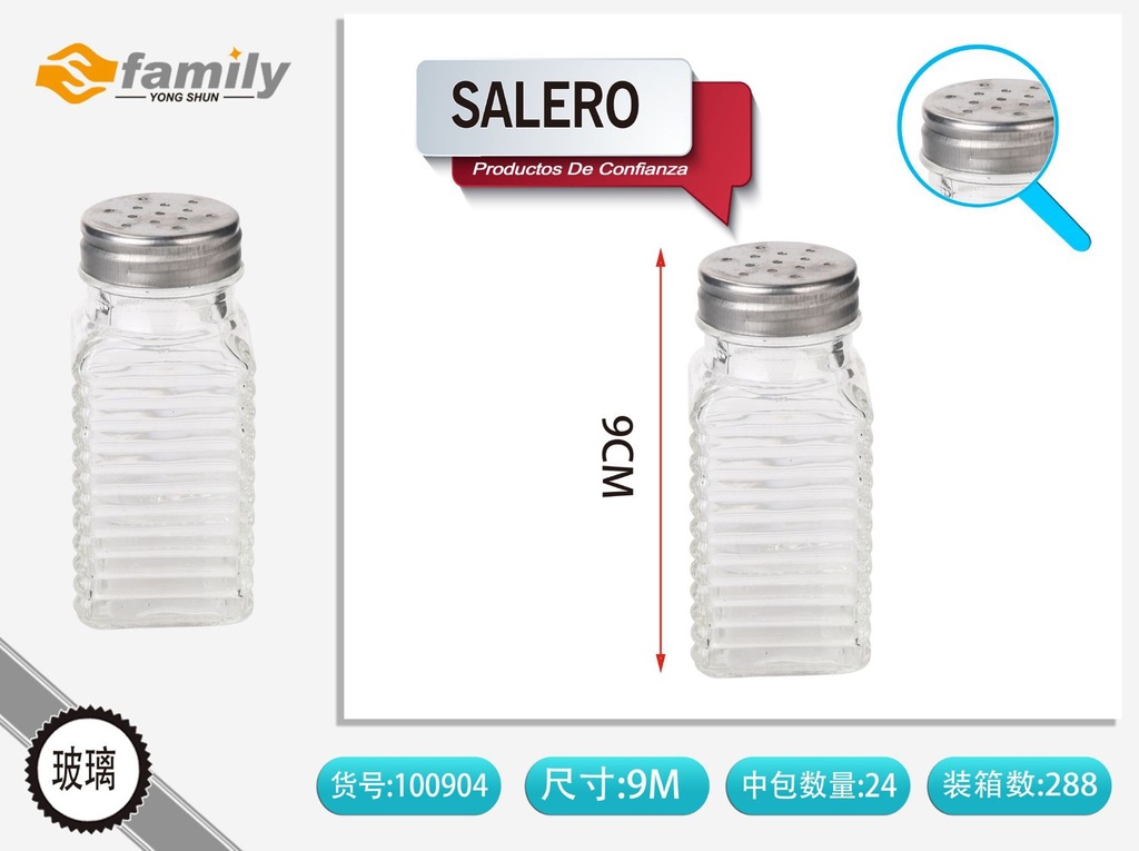 Salero de diseño con rayas 52 - Utensilios de cocina y menaje