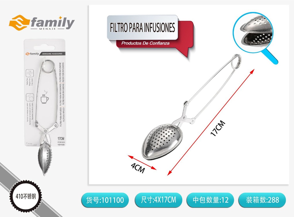 Filtro para infusiones - Utensilio de cocina