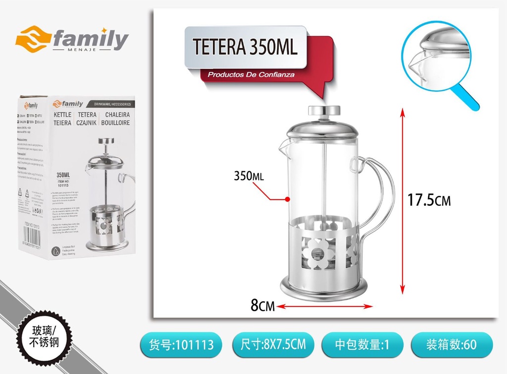 Tetera de 350 ml - Utensilios de cocina