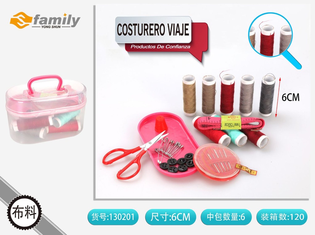 Costurero de viaje - Accesorios de costura