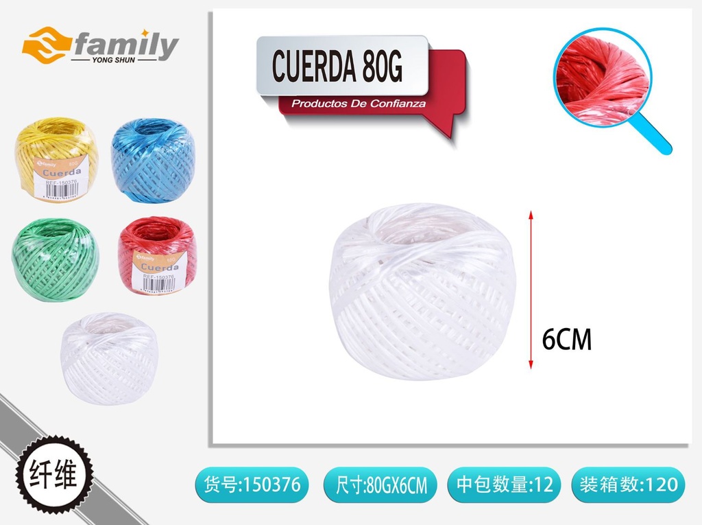 Bola de plástico para amarre 80g - Materiales de construcción