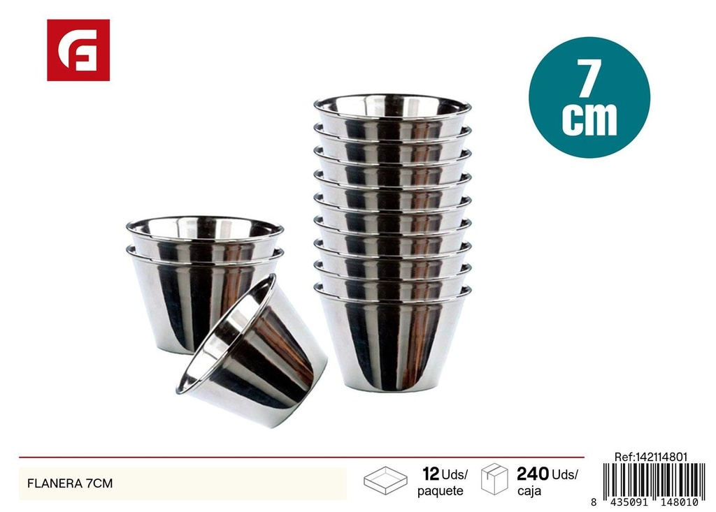 Flanera de 7cm - Utensilios de cocina y repostería