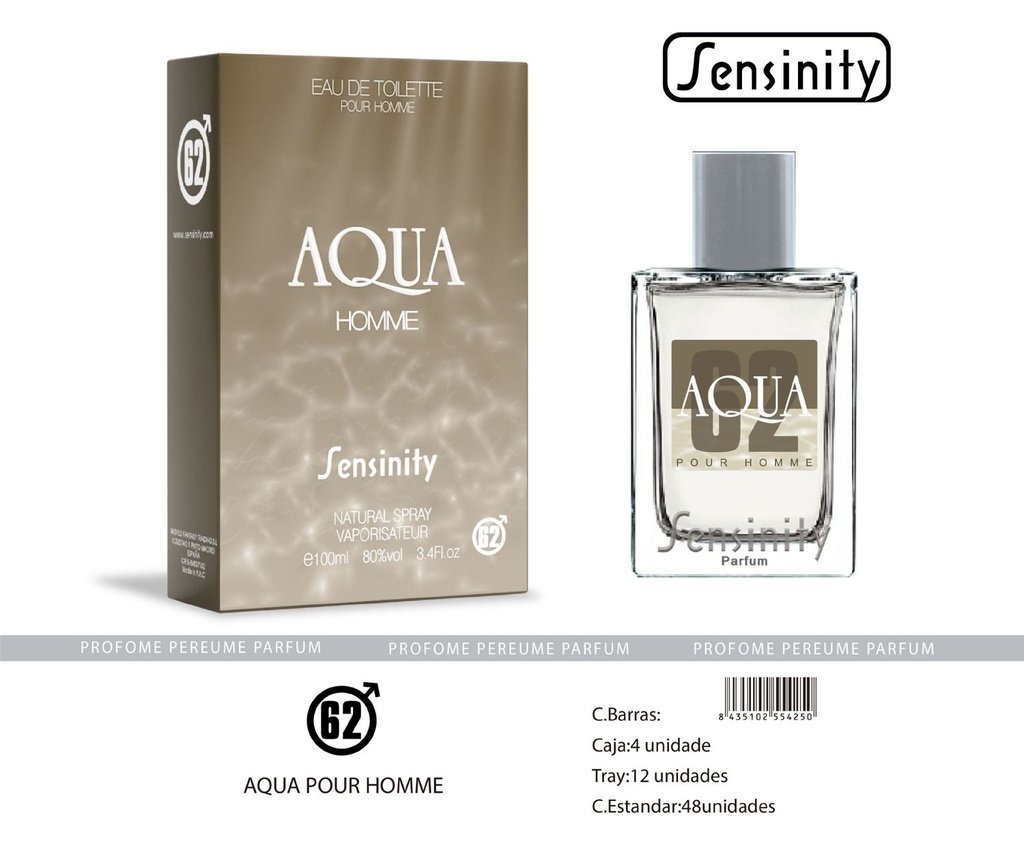 Perfume "Aqua G10" para hombre - Fragancia masculina