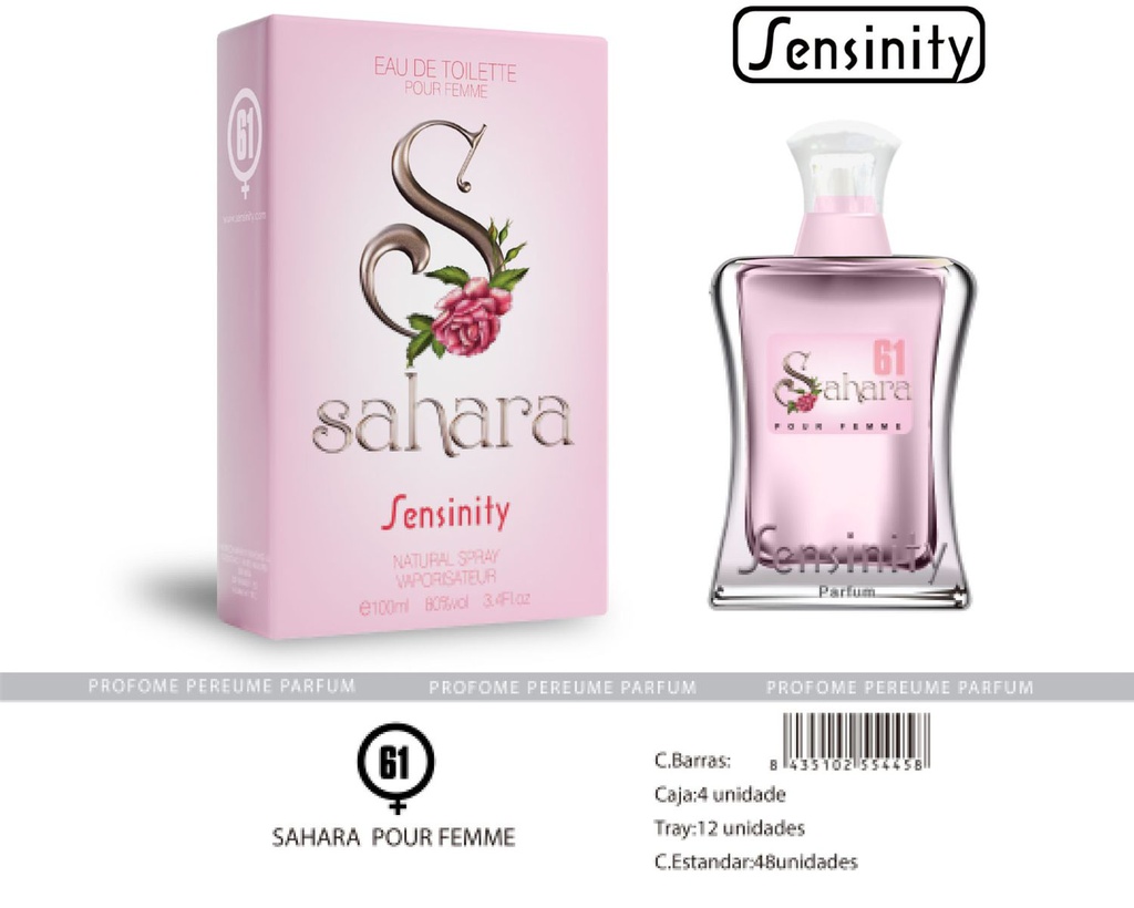Perfume "Sahara" para mujer - Fragancia femenina