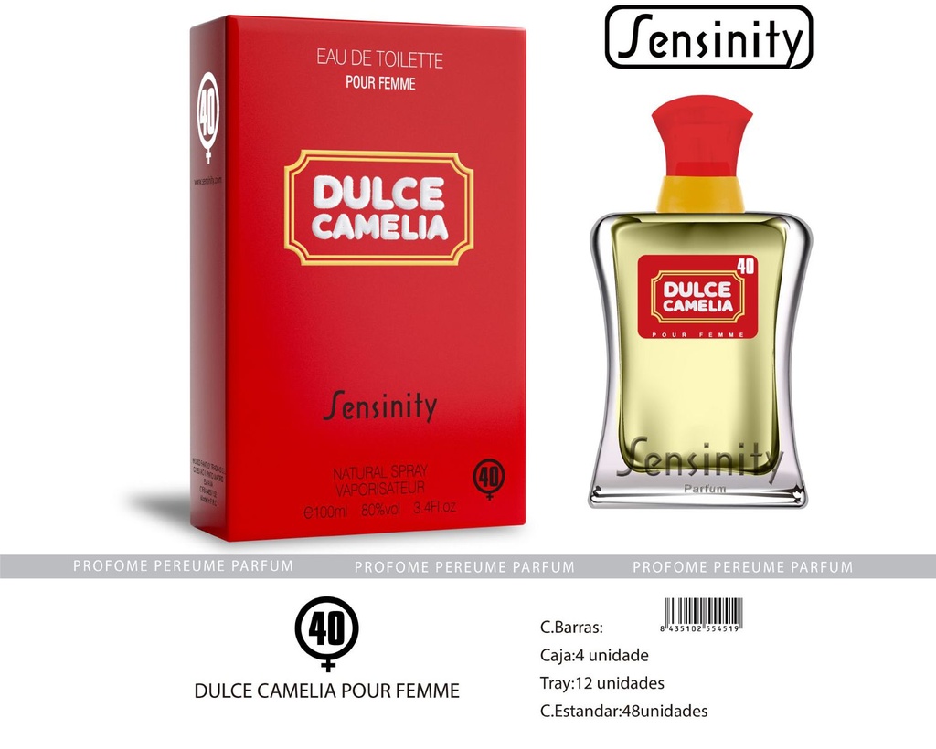 Perfume "Dulce & Camelia" - Fragancia femenina