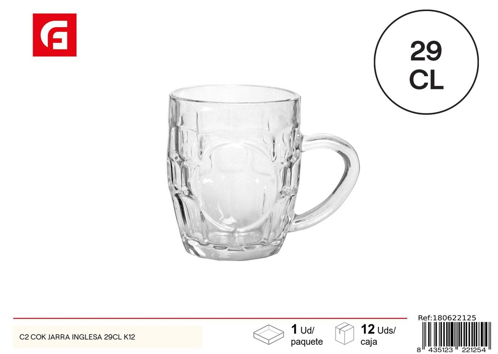 Jarra inglesa 29cl - Vidrio para bebidas