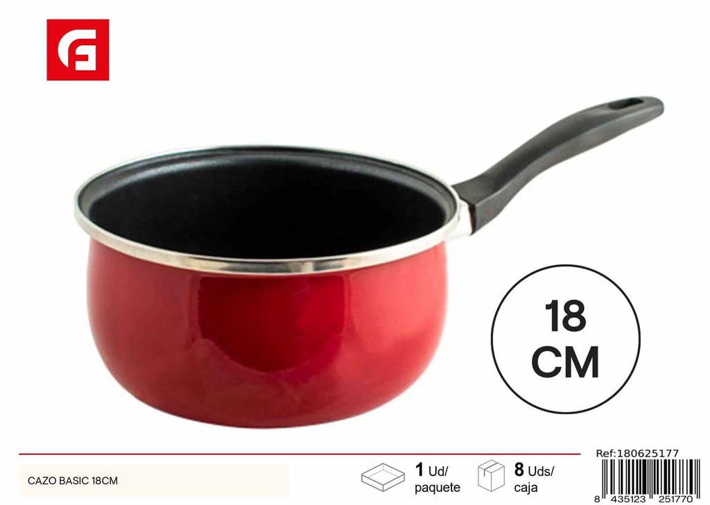 Cazo básico 18 cm - Utensilios de cocina