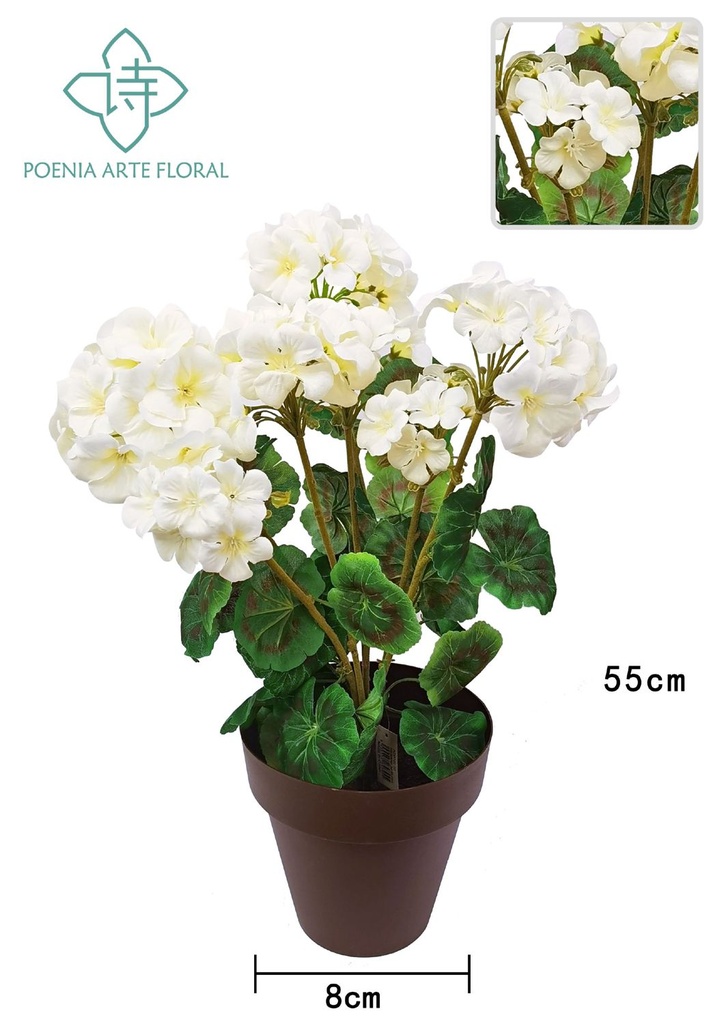 Planta de begonia 55cm - Decoración de hogar