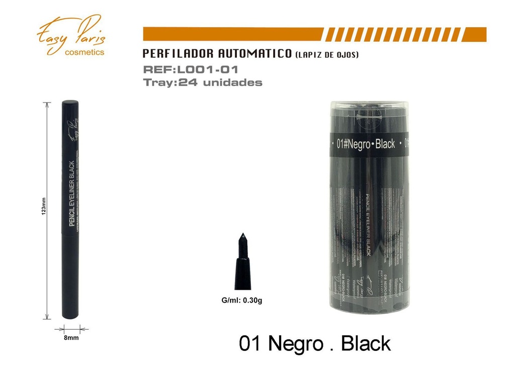 Perfilador de ojos automático NGR 24 pcs - Cosméticos