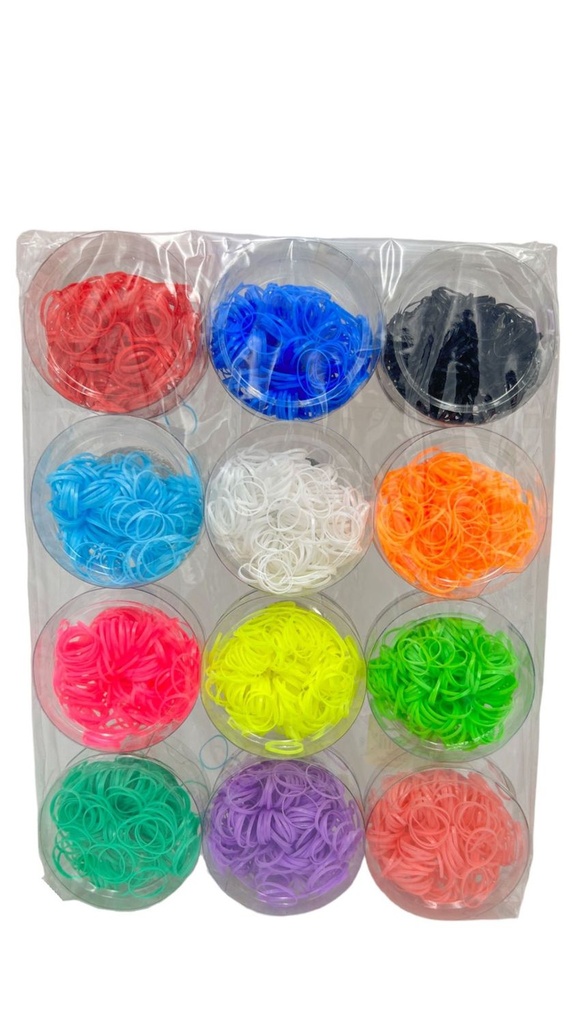 Gomitas de pelo surtidas 12 unidades - Accesorios para el cabello