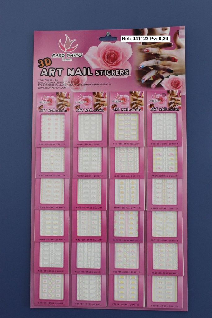 Pegatinas para uñas (24 uds) - Decoraciones para uñas y belleza