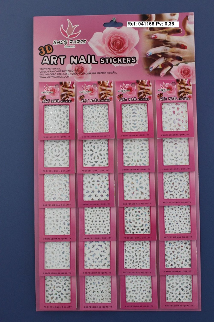 Pegatinas de uñas 24 u - Adhesivos decorativos para uñas